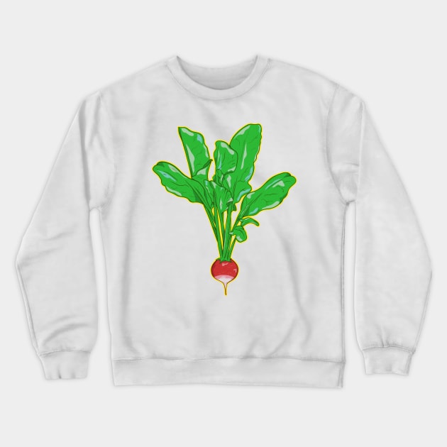 Vector Radish Crewneck Sweatshirt by mailboxdisco